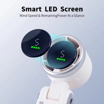 🥵Portable Handheld Turbo Fan—গরমে দেবে তাৎক্ষণিক ঠান্ডা বাতাস!😱